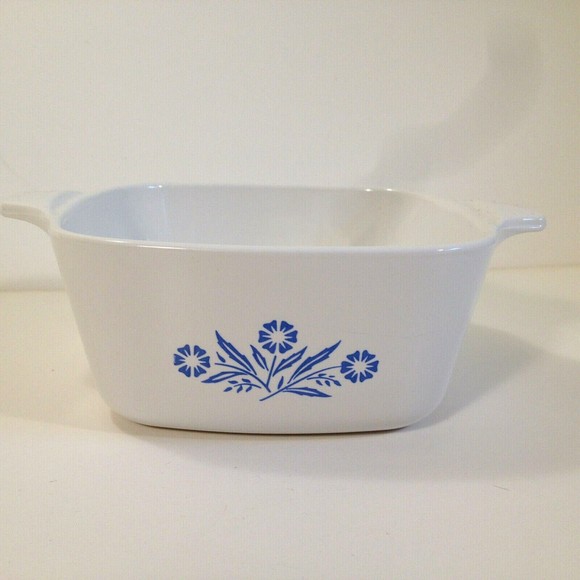 Vintage CORNING WARE P-43-B Blue Cornflower Casserole Baking Dish 2 3/4 Cups - Picture 12 of 12